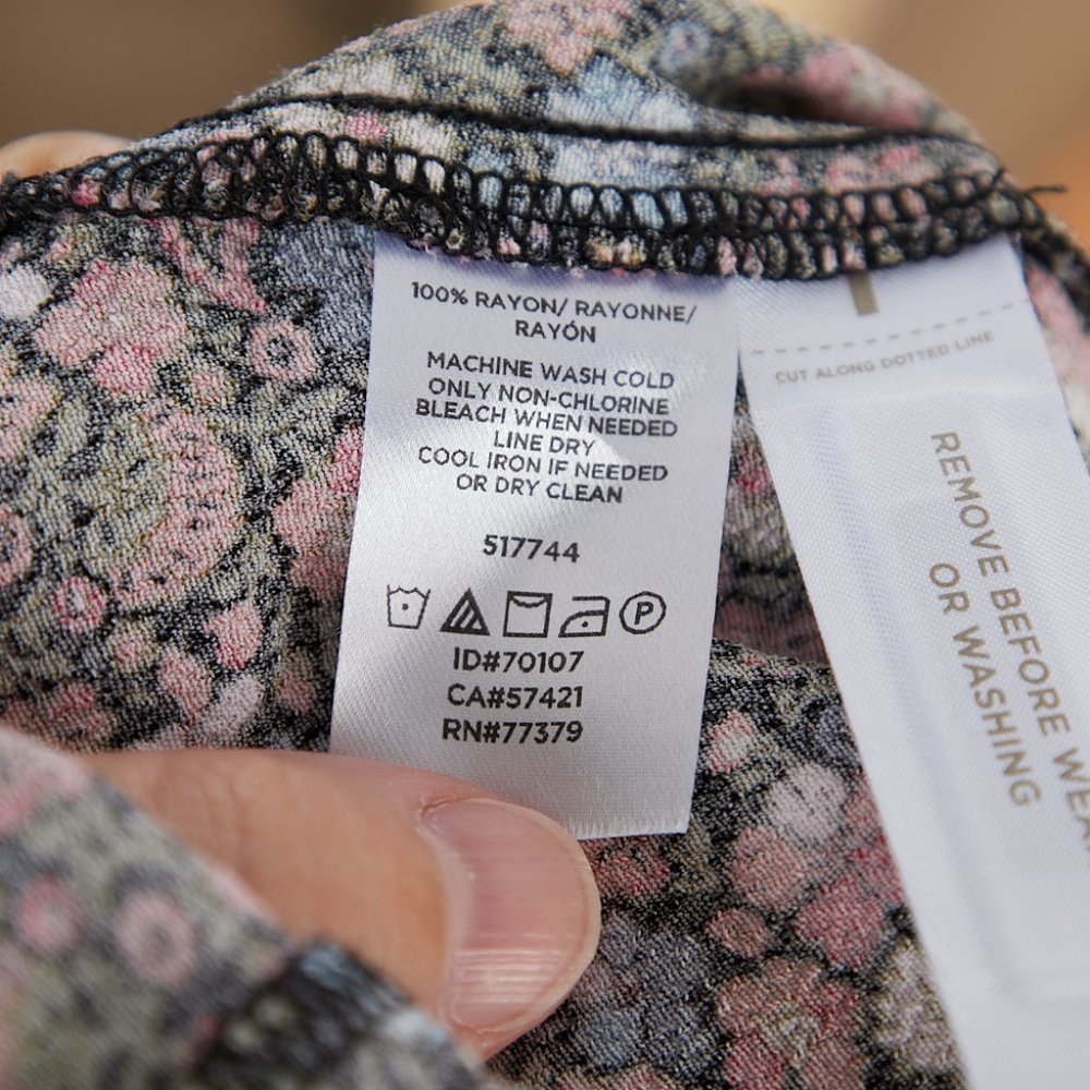 LOFT Vine Floral Paisley Cap Sleeve Midi Dress Size 4 - Picture 7 of 7